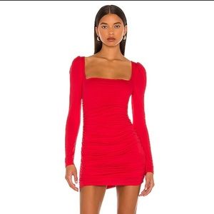 Lovers + Friends Benae Mini Dress in Red